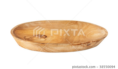 Empty wooden bowl 38550094