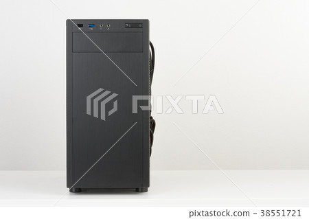 Black computer case, midi tower Black computer case, midi tower 38551721
