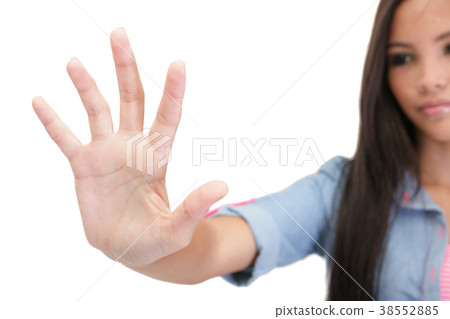 hand reaching or touching something with fingers hand reaching or touching something with fingers 38552885