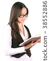 beautiful woman reading a book 38552886