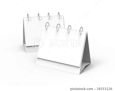 Blank desk calendar 38553126