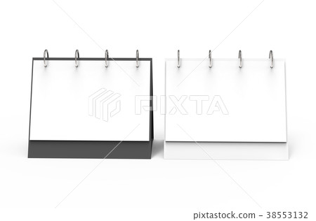 Blank desk calendar 38553132