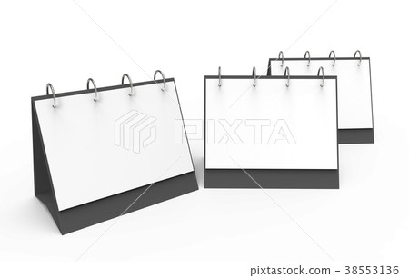 Blank desk calendar 38553136