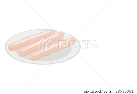 成份食物各種各樣的魚肉香腸 38553391