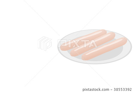 成份食物各種各樣的魚肉香腸 38553392