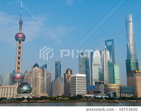 View from Shanghai's largest office district, Pudong Luger Zui (Pudong, Lujiazui), The Bund View from Shanghai's largest office district, Pudong Luger Zui (Pudong, Lujiazui), The Bund 38553600