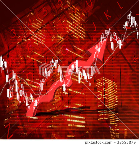 Step up of rising stock prices - Stock Illustration [38553879] - PIXTA