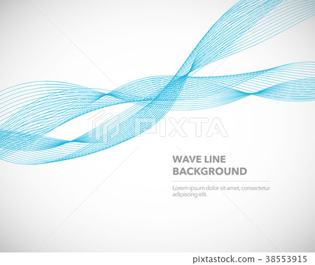 Elegant abstract vector wave line background Elegant abstract vector wave line background 38553915