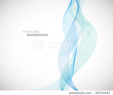 Elegant abstract vector wave line background Elegant abstract vector wave line background 38554443