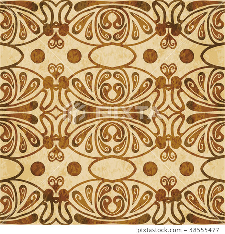 Retro brown texture grunge seamless background 38555477