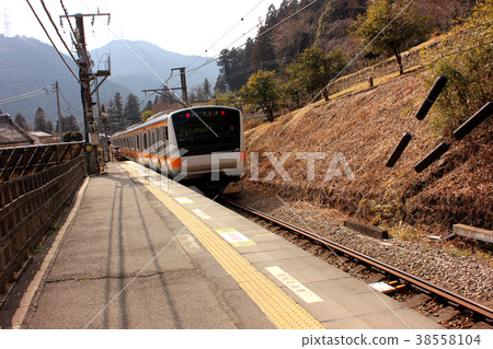 離開青梅線甘巴站的奧多摩站線(1) 離開青梅線甘巴站的奧多摩站線(1) 38558104