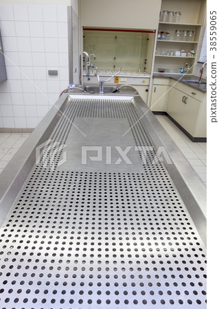 Autopsy tables in morgue Autopsy tables in morgue 38559065
