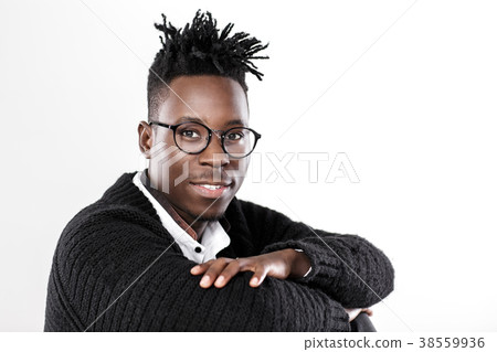 African-American man in glasses 38559936