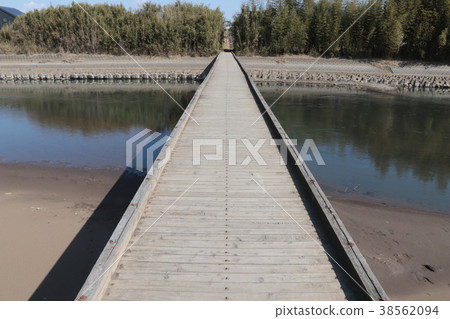 Sunken Bridge Wooden Koginuma Bridge 38562094