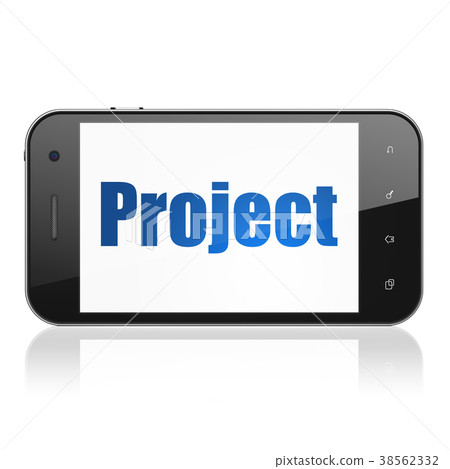 Business concept: Smartphone with Project on 38562332