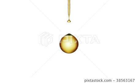 Oil Drops on White background. Oil Drops on White background. 38563167