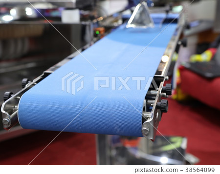 The Conveyor line in food industry The Conveyor line in food industry 38564099