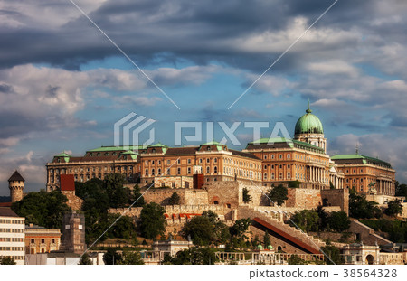 Buda Castle in Budapest 38564328