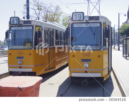 世界遺產匈牙利布達佩斯布達城堡區電車 38564526