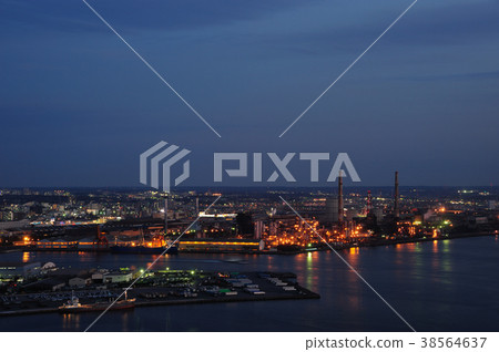 Chiba Port Night View Chiba Port Landscape from Chiba Port Tower Chiba Port Tower 38564637