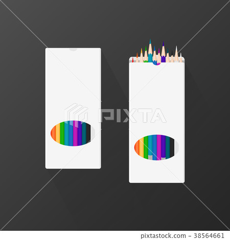 Color pencils box Color pencils box 38564661