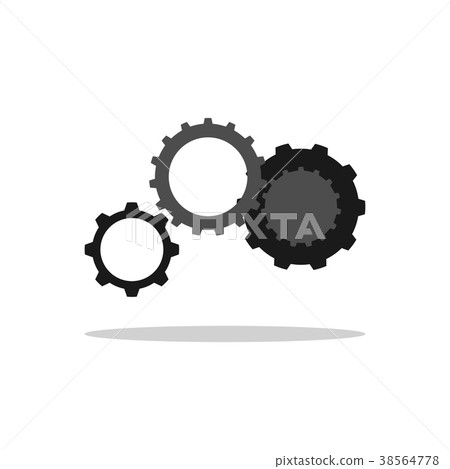 Collection of mechanical gears Collection of mechanical gears 38564778