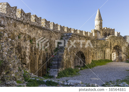 seashore fortress of Nafpaktos, Greece 05 JAN 2018 38564881