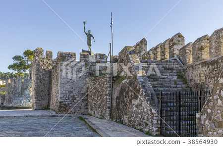 seashore fortress of Nafpaktos, Greece 05 JAN 2018 38564930