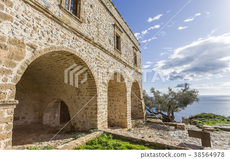 church in Byzantine town of Monemvasia, Greece church in Byzantine town of Monemvasia, Greece 38564978