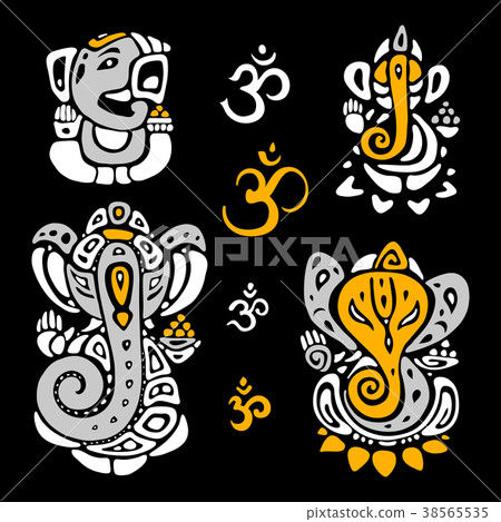 Hindu God Ganesha. Ganapati Hindu God Ganesha. Ganapati 38565535