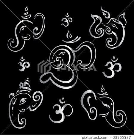 Hindu God Ganesha. Ganapati 38565587