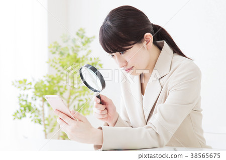 Business office female businessman Business office female businessman 38565675