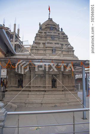ISKCON temple facade, Pune 38566001