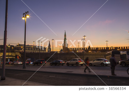 Moscow Kremlin (at Night), Russia 38566334