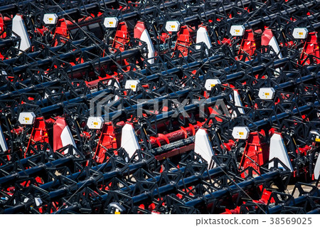 New combine headers stored on plant 38569025
