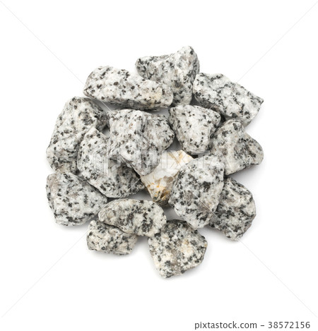Heap of Granite Stones Isolated Heap of Granite Stones Isolated 38572156