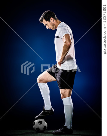 soccer player man isolated soccer player man isolated 38572801