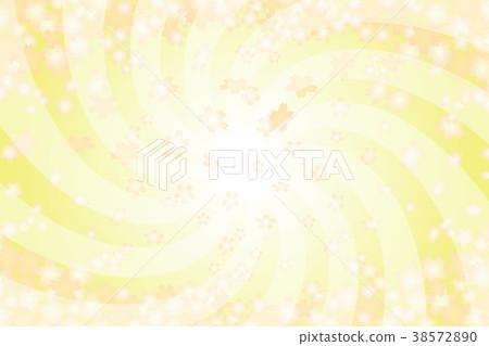 Background material wallpaper, japanese style, cherry blossom petals, cherry tree, spring, full bloom, swirl, concentration line, free, advertisement, advertising, free, spiral 38572890