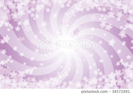 Background material wallpaper, japanese style, cherry blossom petals, cherry tree, spring, full bloom, swirl, concentration line, free, advertisement, advertising, free, spiral 38572891