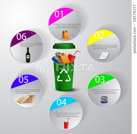 recycling bins illustration recycling bins illustration 38574157