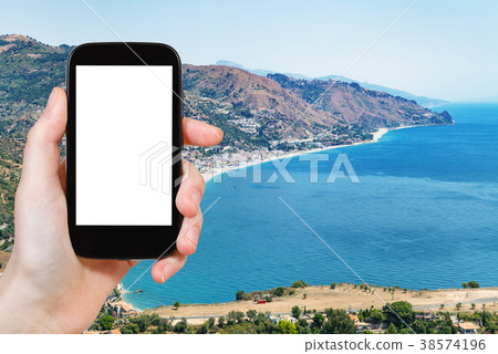 tourist photographs Letojanni resort town tourist photographs Letojanni resort town 38574196