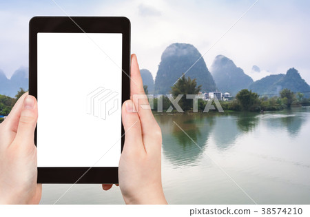 tourist photographs Yulong and Jinbao rivers 38574210