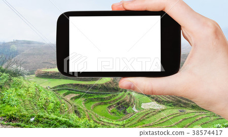 tourist photographs Rice Terraces near Tiantouzhai 38574417