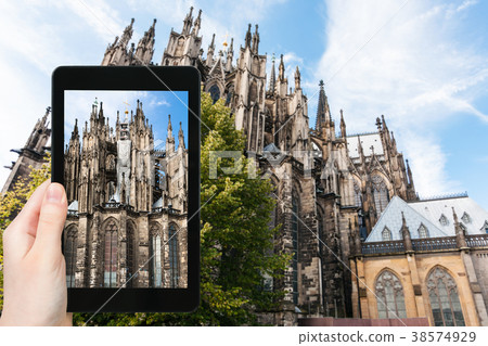tourist photographs Cologne Cathedral in Germany tourist photographs Cologne Cathedral in Germany 38574929
