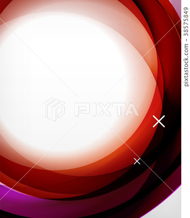 Vector transparent color wave lines abstract Vector transparent color wave lines abstract 38575849