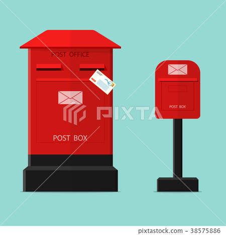 vector, postbox, mailbox 38575886