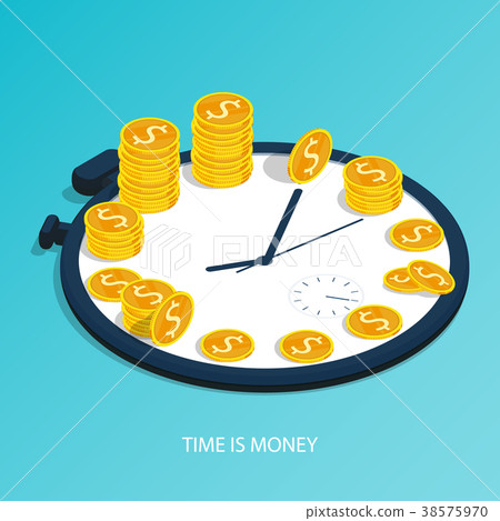 isometric time is money,time management business isometric time is money,time management business 38575970