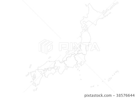 Japan Vector Map Japan Vector Map 38576644