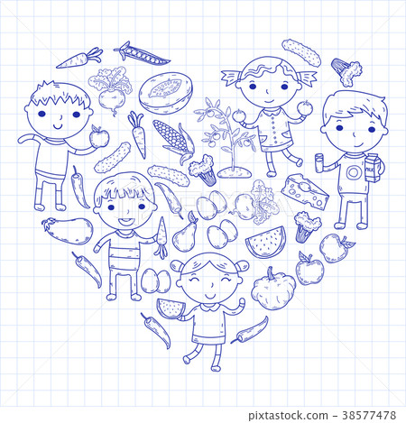 Kindergarten Nursery Preschool School kids eat Kindergarten Nursery Preschool School kids eat 38577478
