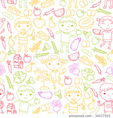 Kindergarten Nursery Preschool School kids eat Kindergarten Nursery Preschool School kids eat 38577503